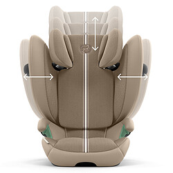 Cybex Siège Auto Solution G2 Plus Groupe 2/3 - Almond Beige pas cher