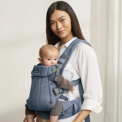 BabyBjörn Porte-bébé Harmony Tissé Chiné - Bleu