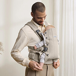 Avis BabyBjörn Porte-bébé Harmony Tissé Chiné - Beige Clair
