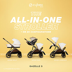 Cybex Poussette Evolutive Gazelle S Châssis Silver - Stone Grey