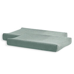 Jollein Lot de 2 Housses de Matelas à Langer - Ash Green 