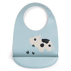 Done by Deer Bavoir Silicone - Dotti Bleu