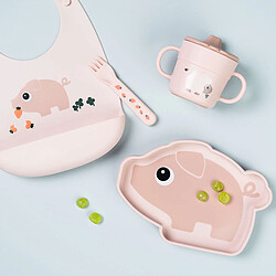 Done by Deer Bavoir Silicone - Pigee Rose