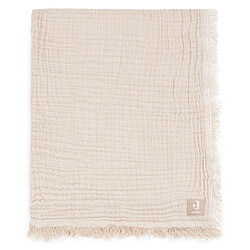 Jollein Couverture Berceau Fringe - Biscuit
