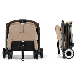 Cybex Poussette de Voyage Ultra-compacte Orfeo Châssis Taupe - Almond Beige