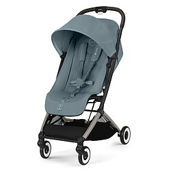 Cybex Poussette de Voyage Ultra-compacte Orfeo Châssis Taupe - Stormy Blue