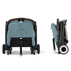 Cybex Poussette de Voyage Ultra-compacte Orfeo Châssis Taupe - Stormy Blue