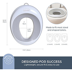 Dreambaby Réducteur de Toilette Ezy-Toilet - Gris