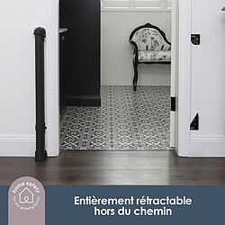 Dreambaby Barrière de Sécurité Rétractable Extra-haute - Noir pas cher