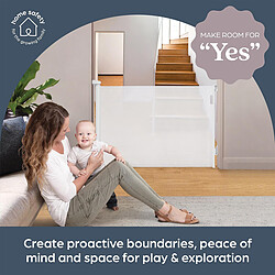 Dreambaby Barrière de Sécurité Rétractable Extra-haute - Blanc