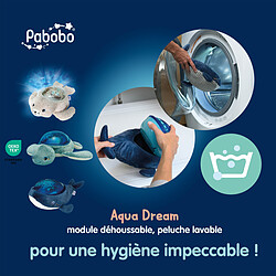 Pabobo Peluche Veilleuse Projecteur Dynamique Phoque Aqua Dream pas cher