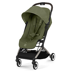Cybex Poussette de Voyage Ultra-compacte Orfeo Châssis Taupe - Moss Green