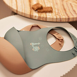Jollein Lot de 2 Bavoirs Silicone - On The Go
