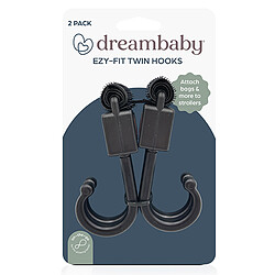 Dreambaby Lot de 2 Mousquetons Doubles pour Poussette