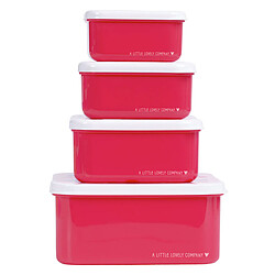 Acheter A Little Lovely Company Lot de 4 Boîtes à Goûter - Cerises