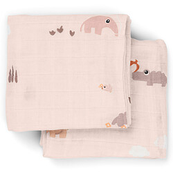 Done by Deer Lot de 2 Langes - Playground Rose