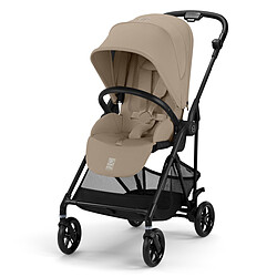 Cybex Poussette Citadine Melio 4 Châssis Carbon - Almond Beige