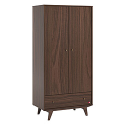 Vox Meubles Armoire 2 Portes Mid II - Noyer