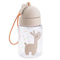 Done by Deer Gourde avec Paille Celebration Sable - 280 ml 