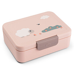 Done by Deer Boîte à Goûter avec Séparateur - Tiny Farm Rose
