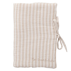 BB&Co Protège-carnet de Santé - Rayé Galet