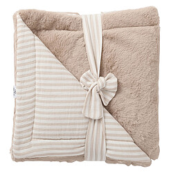 BB&Co Couverture Luxe - Rayé Galet