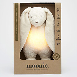 Avis Peluche Veilleuse Musicale Lapin Moonie Blanc Polaire