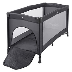 Quax Lit Pliant avec Tirette - Noir