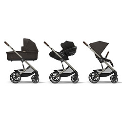Cybex Poussette Citadine Balios S Lux Cadre Taupe - Chocolate Brown pas cher
