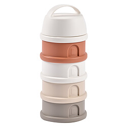 BÉABA Boite Doseuse Empilable - Cotton White & Terracotta
