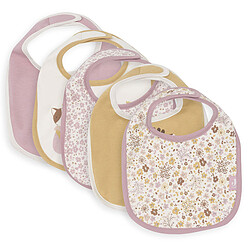 Jollein Lot de 5 Bavoirs Imperméables - Flower Fairies