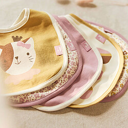 Jollein Lot de 5 Bavoirs Imperméables - Flower Fairies