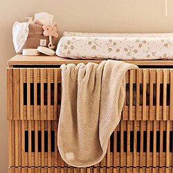 Jollein Couverture Lit Bébé Basic Jersey Sherpa - Warm Sand 