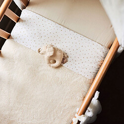 Jollein Couverture Berceau Basic Jersey Sherpa - Oatmeal