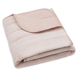 Jollein Couverture Berceau Velvet Rib - Wild Rose pas cher