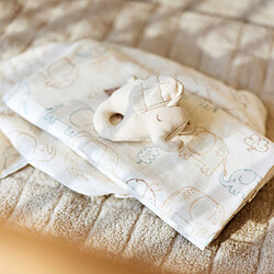 Jollein Lot de 2 Langes Gaze de Coton - Elephant Tales