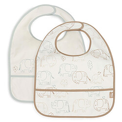 Lot de 2 Bavoirs Imperméables - Elephant Tales
