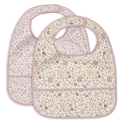 Lot de 2 Bavoirs Imperméables - Flower Fairies