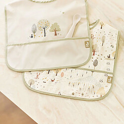 Jollein Lot de 2 Bavoirs Imperméables - Tiny Park