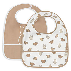 Lot de 2 Bavoirs Imperméables - Miffy and Friends