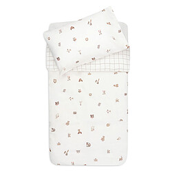 Jollein Housse de Couette et Taie Animal Friends - 100 x 140 cm 