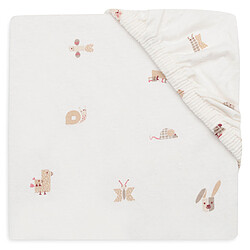 Jollein Drap Housse Jersey Animal Friends - 60 x 120 cm