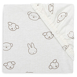 Jollein Drap Housse Jersey Miffy and Friends - 60 x 120 cm