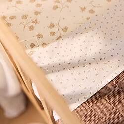 Jollein Drap Housse Berceau et Cododo Jersey Leafy Dreams - 40-50 x 80-90 cm