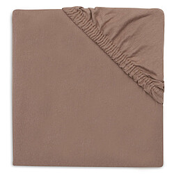 Jollein Drap Housse Berceau et Cododo Jersey Milky Coffee - 40-50 x 80-90 cm