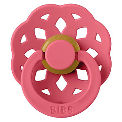 Bibs Sucette Ronde Boheme Coral - 0/6 Mois