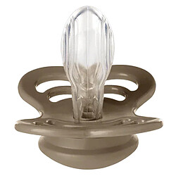 Bibs Lot de 2 Sucettes Symétriques Suprême Vanilla & Dark Oak - 0/6 Mois