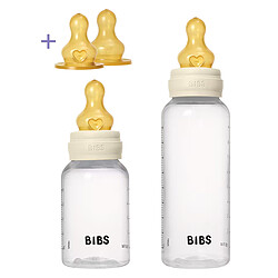 Bibs Coffret Evolutif de 2 Biberons grow & flow Ivory - 150 et 270 ml
