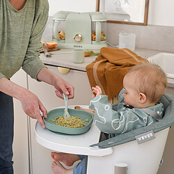 BÉABA Set de Vaisselle 4 Pièces - Vert Sauge et Vert de Gris