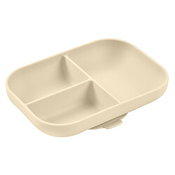 BÉABA Assiette Compartimentée avec Ventouse - Clay